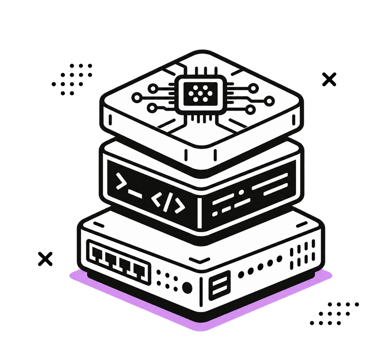 Illustration d'une infrastructure Omnidev