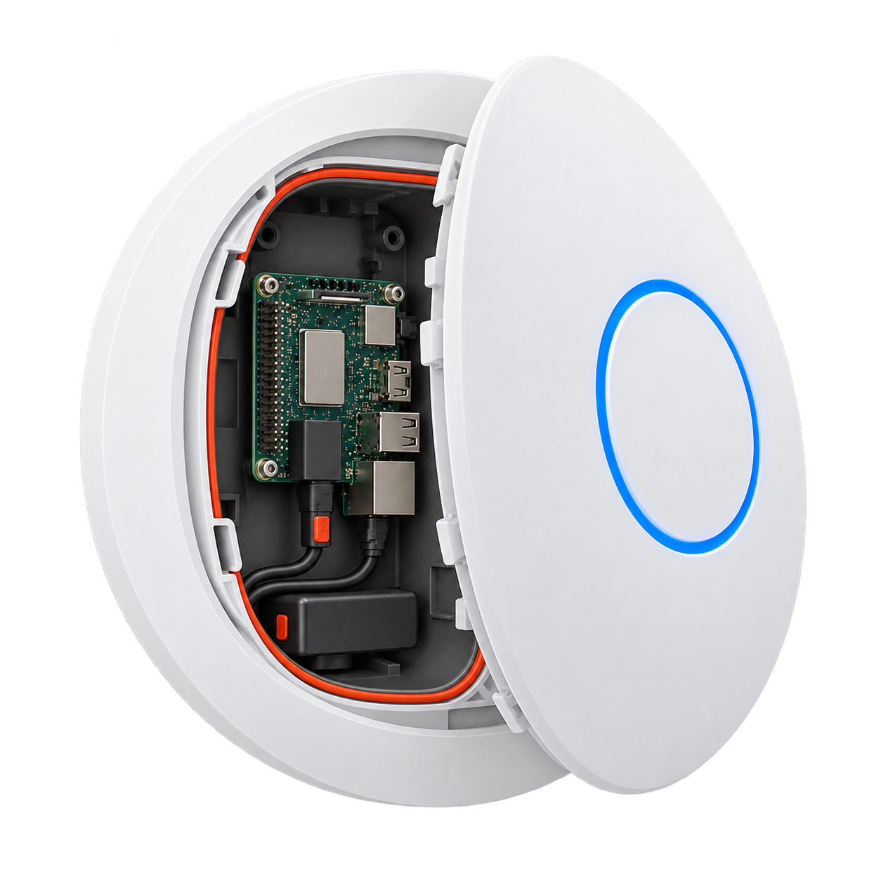 Borne Wi-Fi ouverte intégrant un Raspberry Pi